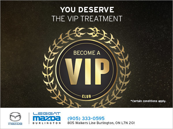 Become a VIP at Leggat Mazda