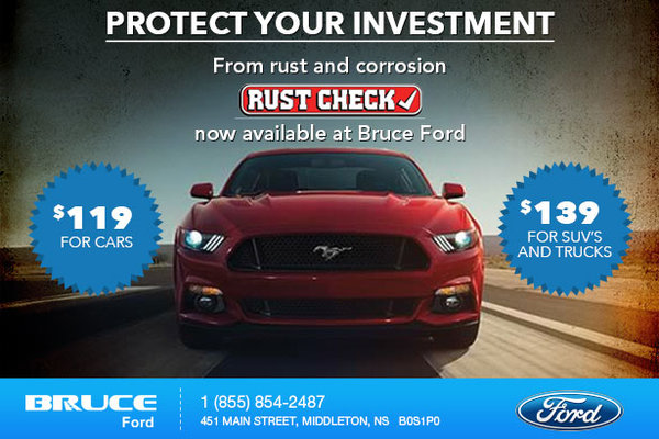 Bruce Ford is Now a Rust Check Dealer!