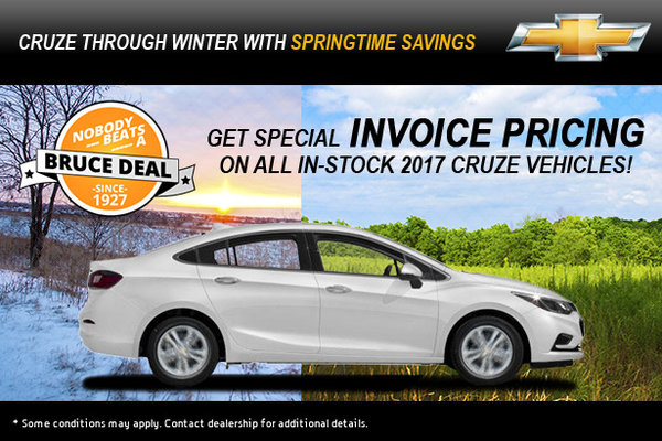 Cruze through Winter with Springtime Savings