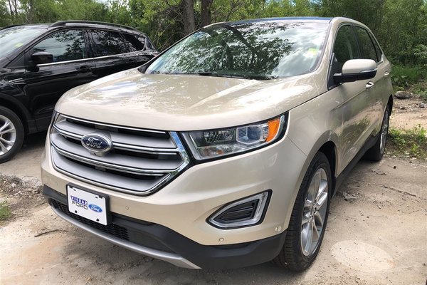 Used Tires Winnipeg >> New 2018 Ford Edge TITANIUM White Gold for sale - $46190.0 | #18T3950 | Vickar Ford | Winnipeg Used Tires Winnipeg >> New 2018 Ford Edge TITANIUM White Gold for sale - $46190.0 | #18T3950 | Vickar Ford | Winnipeg