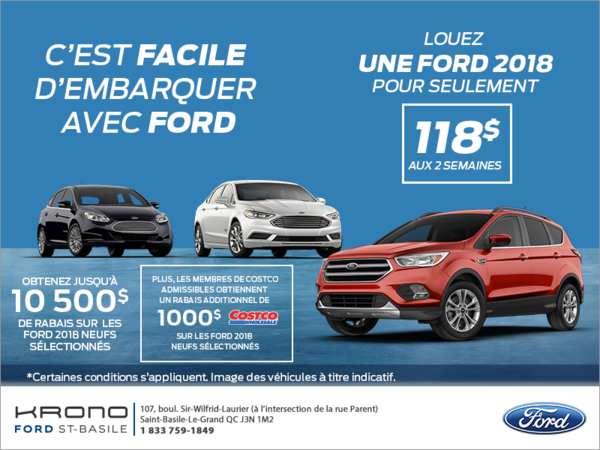 Événement mensuel de Ford