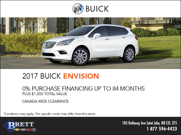 Save on the 2017 Buick Envision