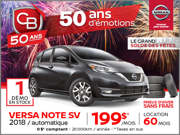 Versa Note SV 2018 automatique