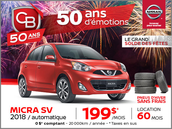 Micra SV 2018 automatique