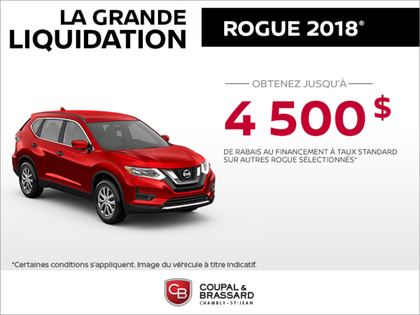Le Nissan Rogue 2018!