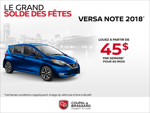 La Nissan Verssa Note 2018