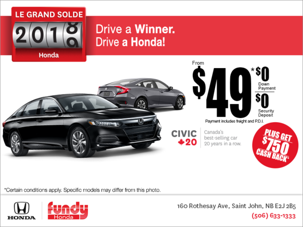 The Honda 2018 model clearout!