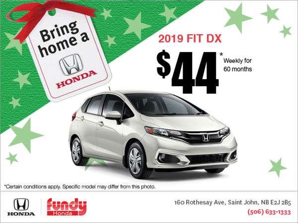 Lease the 2019 Honda Fit!