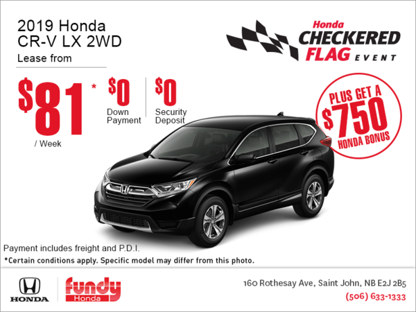 Lease the 2019 Honda CR-V !