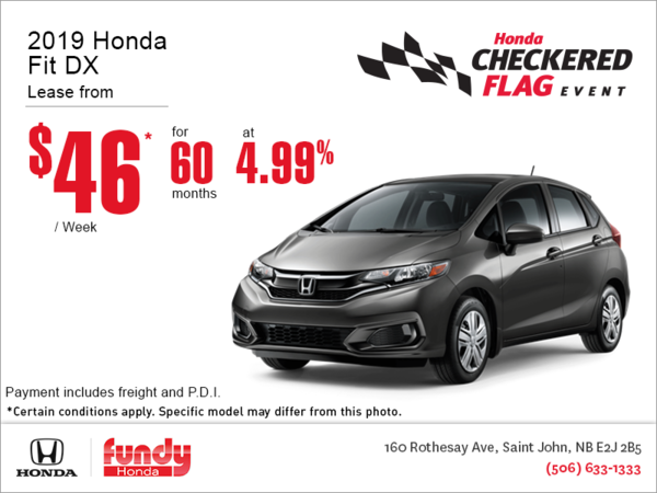 Lease the 2019 Honda Fit!