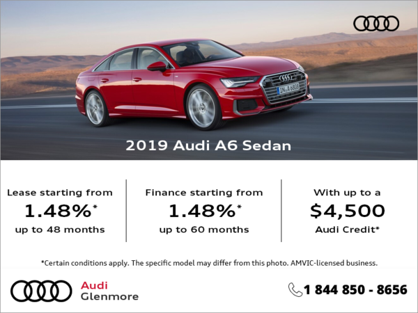 Get the 2019 Audi A6 Sedan Today!