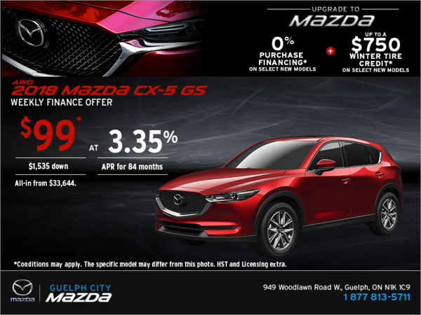 Get the 2018 Mazda CX-5 Today!