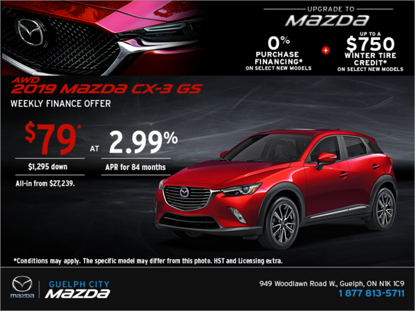 Get the 2019 Mazda CX-3 Today!