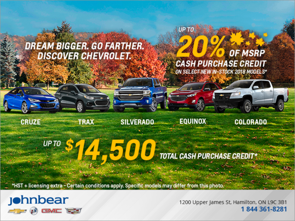 Dream Bigger. Go Farther. Discover Chevrolet.