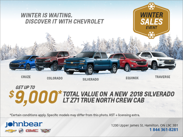 Winter is Waiting. Discover it With Chevrolet.