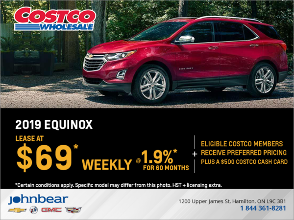 Lease the 2019 Chevrolet Equinox