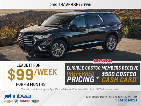 Get the 2019 Chevrolet Traverse