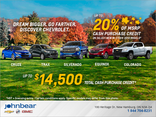 Dream Bigger. Go Farther. Discover Chevrolet.