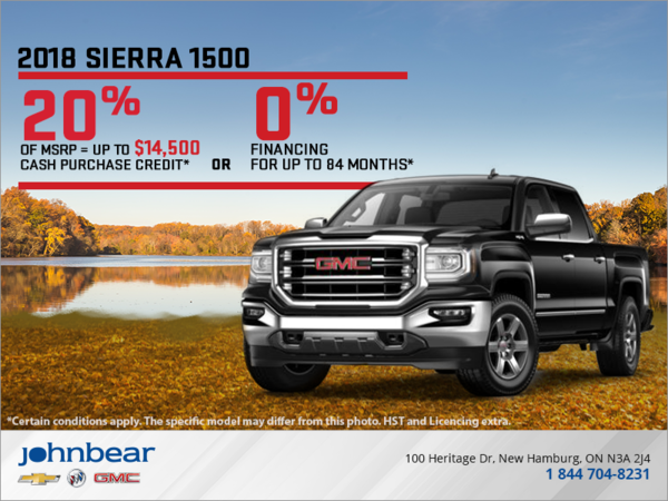 The 2018 GMC Sierra 1500