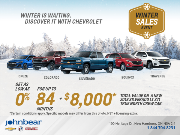 Winter is Waiting. Discover it With Chevrolet.