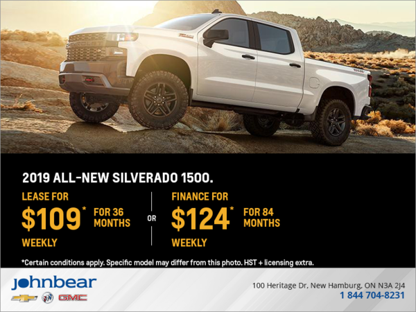 Get the All New 2019 Chevrolet Silverado