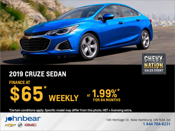 Get the 2019 Chevrolet Cruze Sedan
