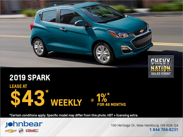 Lease the 2019 Chevrolet Spark