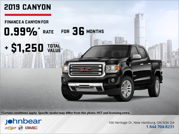 The 2019 GMC Canyon