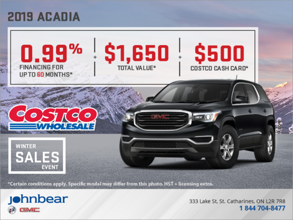 The 2019 GMC Acadia