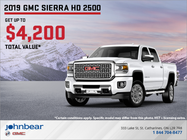 The 2019 GMC Sierra HD 2500