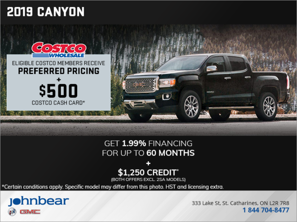 The 2019 GMC Canyon