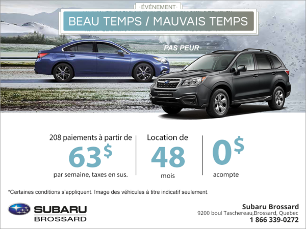 Événement mensuel chez Subaru