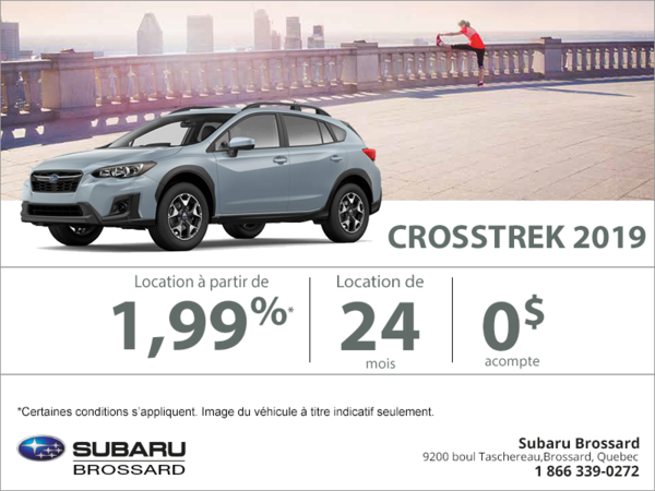 Procurez-vous le Crosstrek 2019!
