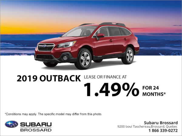 Get the 2019 Outback today!