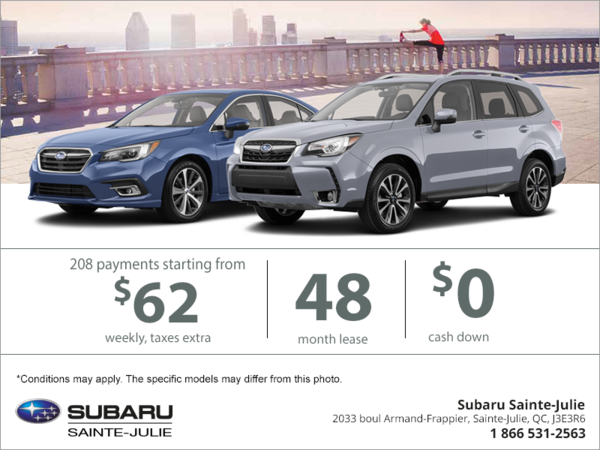 Subaru's monthly Sales Event