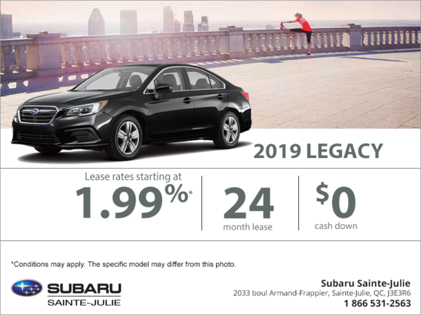 Get the 2019 Legacy today!
