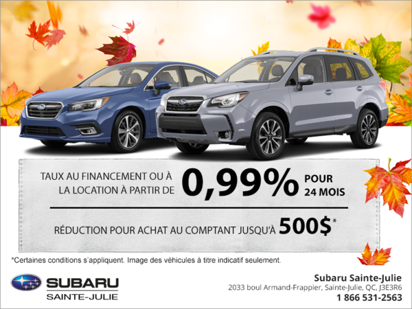 Événement mensuel chez Subaru