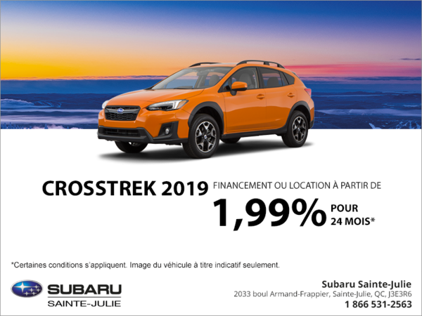 Procurez-vous la Subaru Crosstrek 2019!