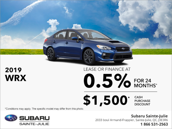 Get the 2019 WRX today!