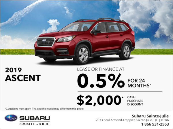 Get the 2019 Ascent today!