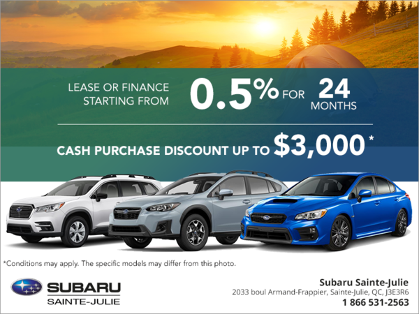 Subaru's Monthly Sales Event