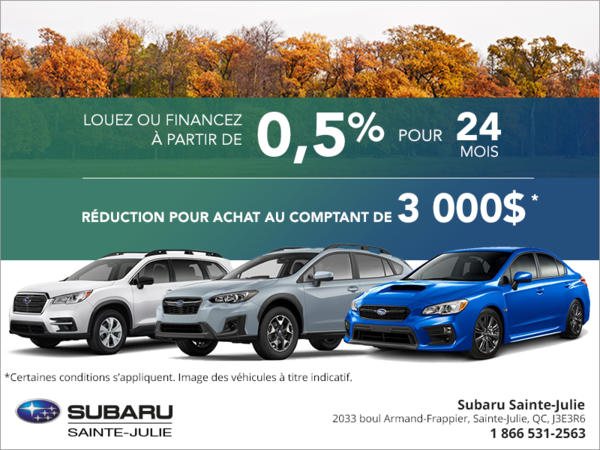 Événement mensuel chez Subaru