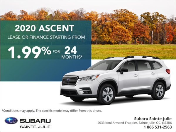 Get the 2020 Ascent today!