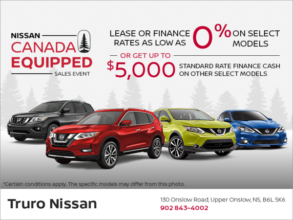 Nissan Canada Equipped Sales Event