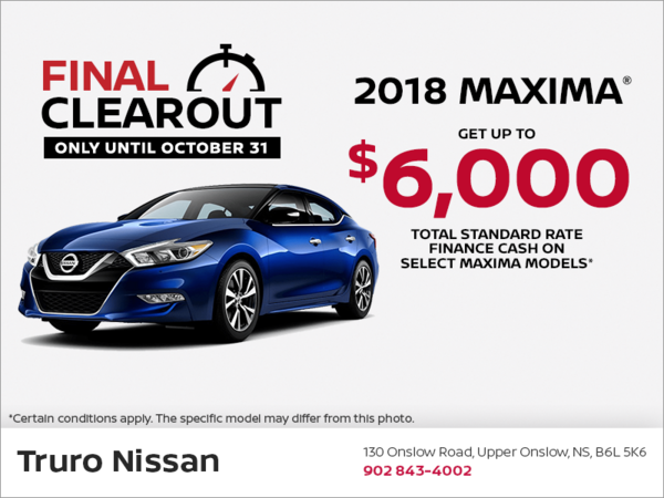Get the 2018 Nissan Maxima Today!