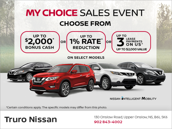 Nissan's My Choice Sales Event!