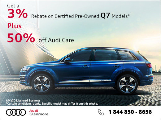 Get 50% off Audi Care!