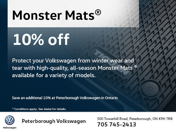 10 Off Monster Mats Peterborough Vw