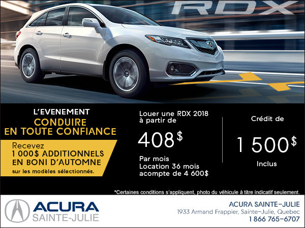Acura RDX 2018 en location