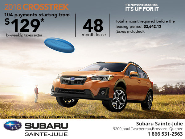 Save on the 2018 Subaru Crosstrek Today